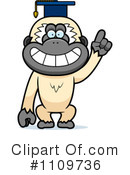 Gibbon Monkey Clipart #1109736 by Cory Thoman