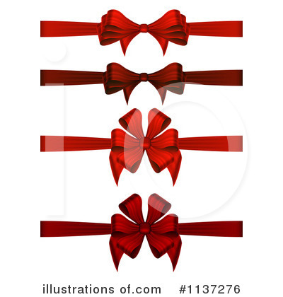 Royalty-Free (RF) Gift Bow Clipart Illustration by vectorace - Stock Sample #1137276