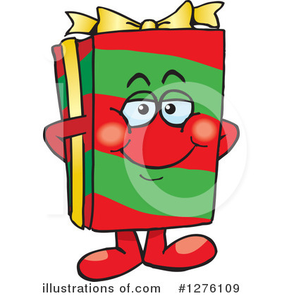 Gift Character Clipart #1276109 by Dennis Holmes Designs