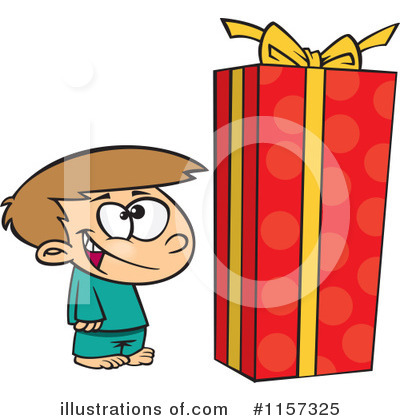 Royalty-Free (RF) Gift Clipart Illustration by toonaday - Stock Sample #1157325
