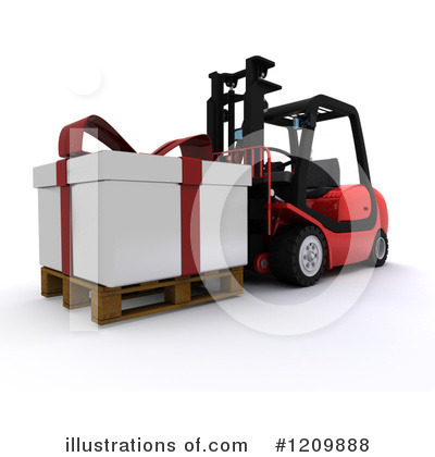 Fork Lift Clipart #1209888 by KJ Pargeter
