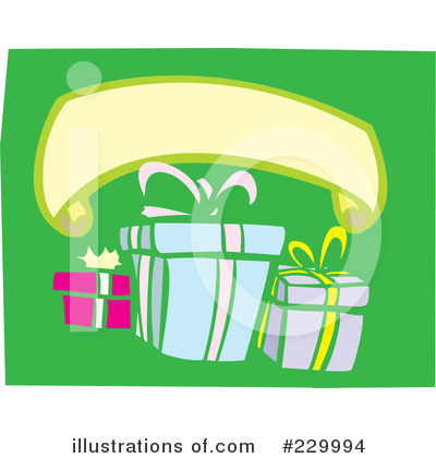 Royalty-Free (RF) Gifts Clipart Illustration by xunantunich - Stock Sample #229994