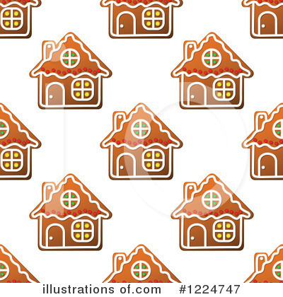 Gingerbread House Clipart #1224747 by Vector Tradition SM
