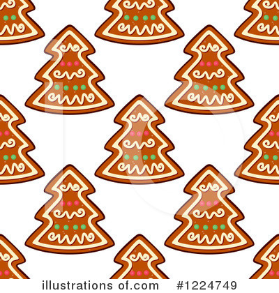 Gingerbread Cookie Clipart #1224749 by Vector Tradition SM