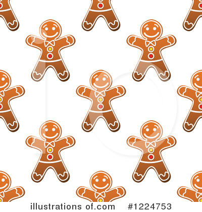 Gingerbread Cookie Clipart #1224753 by Vector Tradition SM