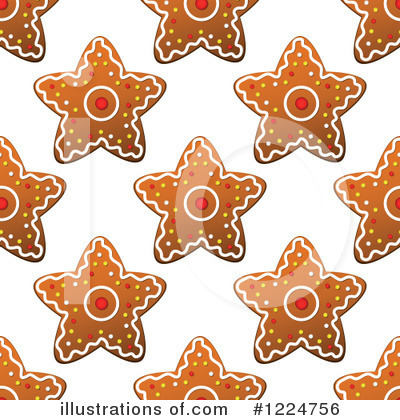 Gingerbread Cookie Clipart #1224756 by Vector Tradition SM