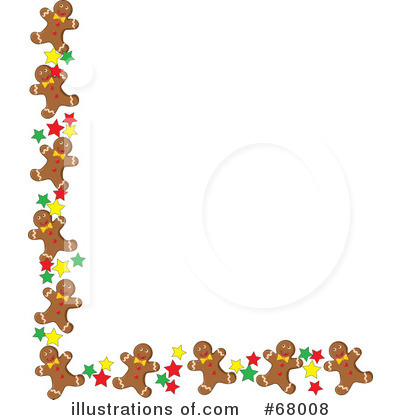 Royalty-Free (RF) Gingerbread Clipart Illustration by Pams Clipart - Stock Sample #68008
