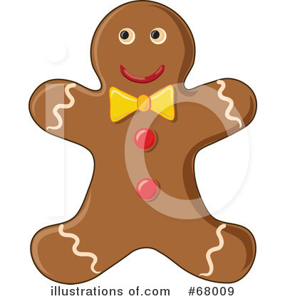 Gingerbread Man Clipart #68009 by Pams Clipart