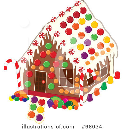 Royalty-Free (RF) Gingerbread Clipart Illustration by Pams Clipart - Stock Sample #68034