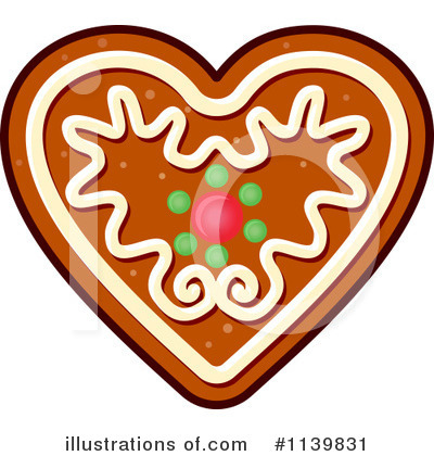 Royalty-Free (RF) Gingerbread Cookie Clipart Illustration by Vector Tradition SM - Stock Sample #1139831