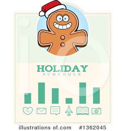 Royalty-Free (RF) Gingerbread Man Clipart Illustration by Cory Thoman - Stock Sample #1362045
