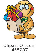 Gingerbread Man Clipart #65237 by Dennis Holmes Designs