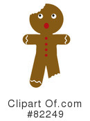 Gingerbread Man Clipart #82249 by Pams Clipart