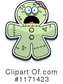Gingerbread Zombie Clipart #1171423 by Cory Thoman