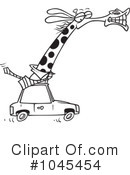Giraffe Clipart #1045454 by toonaday
