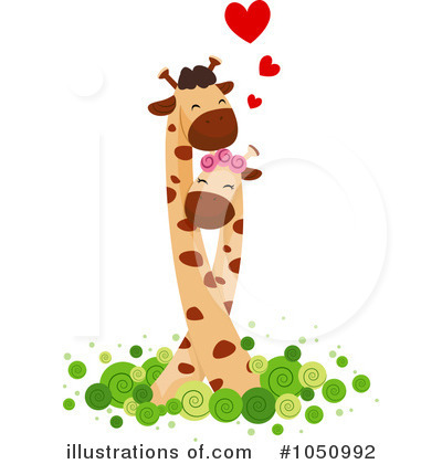 Royalty-Free (RF) Giraffe Clipart Illustration by BNP Design Studio - Stock Sample #1050992