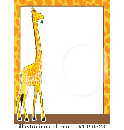 Royalty-Free (RF) Giraffe Clipart Illustration by Maria Bell - Stock Sample #1090523