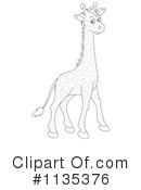 Giraffe Clipart #1135376 by Alex Bannykh