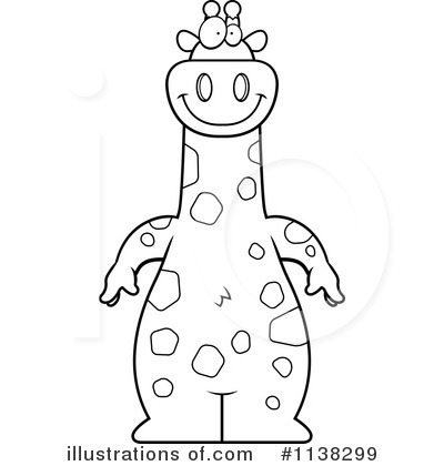 Royalty-Free (RF) Giraffe Clipart Illustration by Cory Thoman - Stock Sample #1138299
