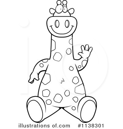 Royalty-Free (RF) Giraffe Clipart Illustration by Cory Thoman - Stock Sample #1138301