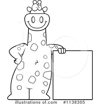 Royalty-Free (RF) Giraffe Clipart Illustration by Cory Thoman - Stock Sample #1138305