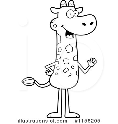 Royalty-Free (RF) Giraffe Clipart Illustration by Cory Thoman - Stock Sample #1156205
