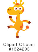 Giraffe Clipart #1324293 by Zooco
