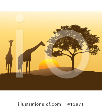 Royalty-Free (RF) Giraffe Clipart Illustration by Rasmussen Images - Stock Sample #13971