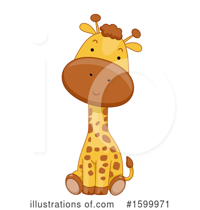 Royalty-Free (RF) Giraffe Clipart Illustration by BNP Design Studio - Stock Sample #1599971