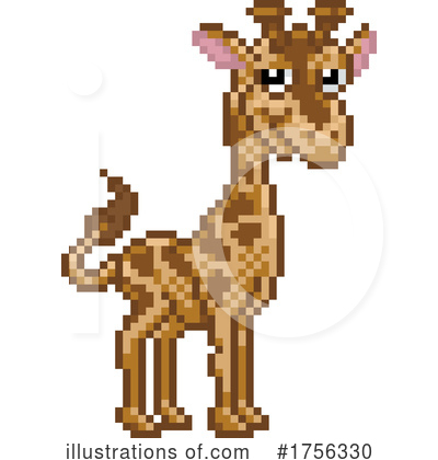 Royalty-Free (RF) Giraffe Clipart Illustration by AtStockIllustration - Stock Sample #1756330