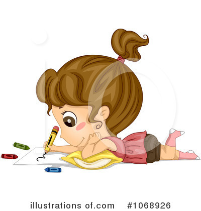 Royalty-Free (RF) Girl Clipart Illustration by BNP Design Studio - Stock Sample #1068926