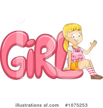 Royalty-Free (RF) Girl Clipart Illustration by BNP Design Studio - Stock Sample #1075253