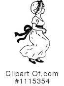 Girl Clipart #1115354 by Prawny Vintage