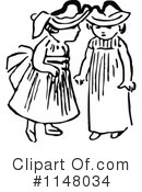 Girl Clipart #1148034 by Prawny Vintage