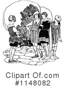 Girl Clipart #1148082 by Prawny Vintage