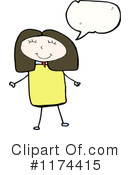 Girl Clipart #1174415 by lineartestpilot