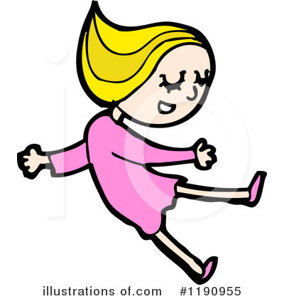 Royalty-Free (RF) Girl Clipart Illustration by lineartestpilot - Stock Sample #1190955