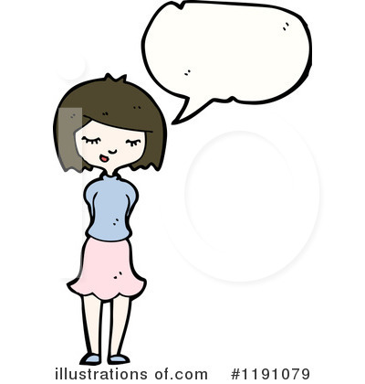 Royalty-Free (RF) Girl Clipart Illustration by lineartestpilot - Stock Sample #1191079