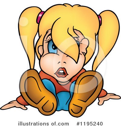 Royalty-Free (RF) Girl Clipart Illustration by dero - Stock Sample #1195240