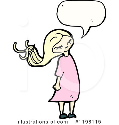 Royalty-Free (RF) Girl Clipart Illustration by lineartestpilot - Stock Sample #1198115