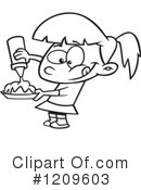 Girl Clipart #1209603 by toonaday