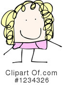 Girl Clipart #1234326 by lineartestpilot