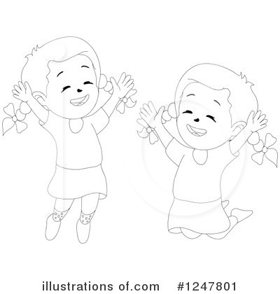 Royalty-Free (RF) Girl Clipart Illustration by merlinul - Stock Sample #1247801