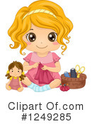 Girl Clipart #1249285 by BNP Design Studio