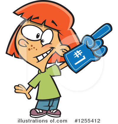 Foam Finger Clipart #1255412 by toonaday
