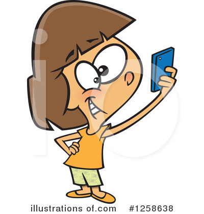 Smart Phone Clipart #1258638 by toonaday