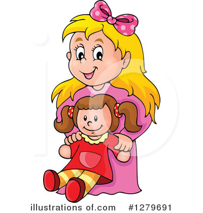 Doll Clipart #1279691 by visekart