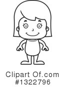 Girl Clipart #1322796 by Cory Thoman