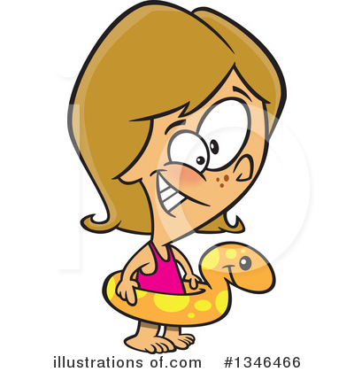 Royalty-Free (RF) Girl Clipart Illustration by toonaday - Stock Sample #1346466