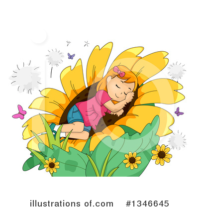 Royalty-Free (RF) Girl Clipart Illustration by BNP Design Studio - Stock Sample #1346645